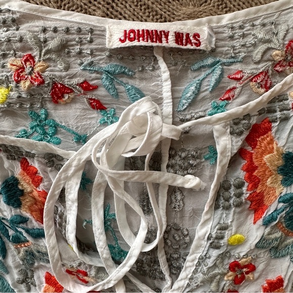 EUC Johnny Was 2pc Embroidered Tunic Bundle, Quarter + Long Sleeve, Large - Picture 6 of 16